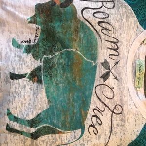 Southern Grace Roam Free 3/4 Turquoise Lace Sleeve